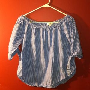 Off the shoulder blouse